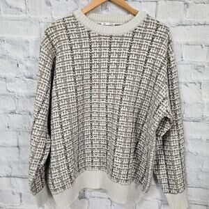 GU japan pullover sweater top Sz XL long sleeve crewneck A26